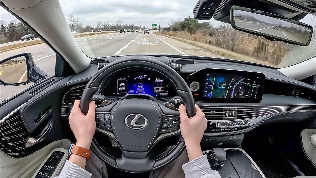 2024 Lexus LS 500h - POV Test Drive (Binaural Audio)
