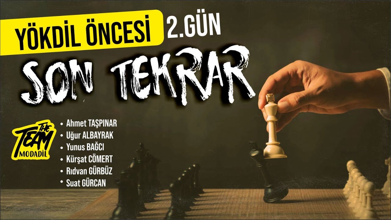 2024/1 YÖKDİL KAMPI 2.Gün - Kelime, Gramer ve Soru Çözümü