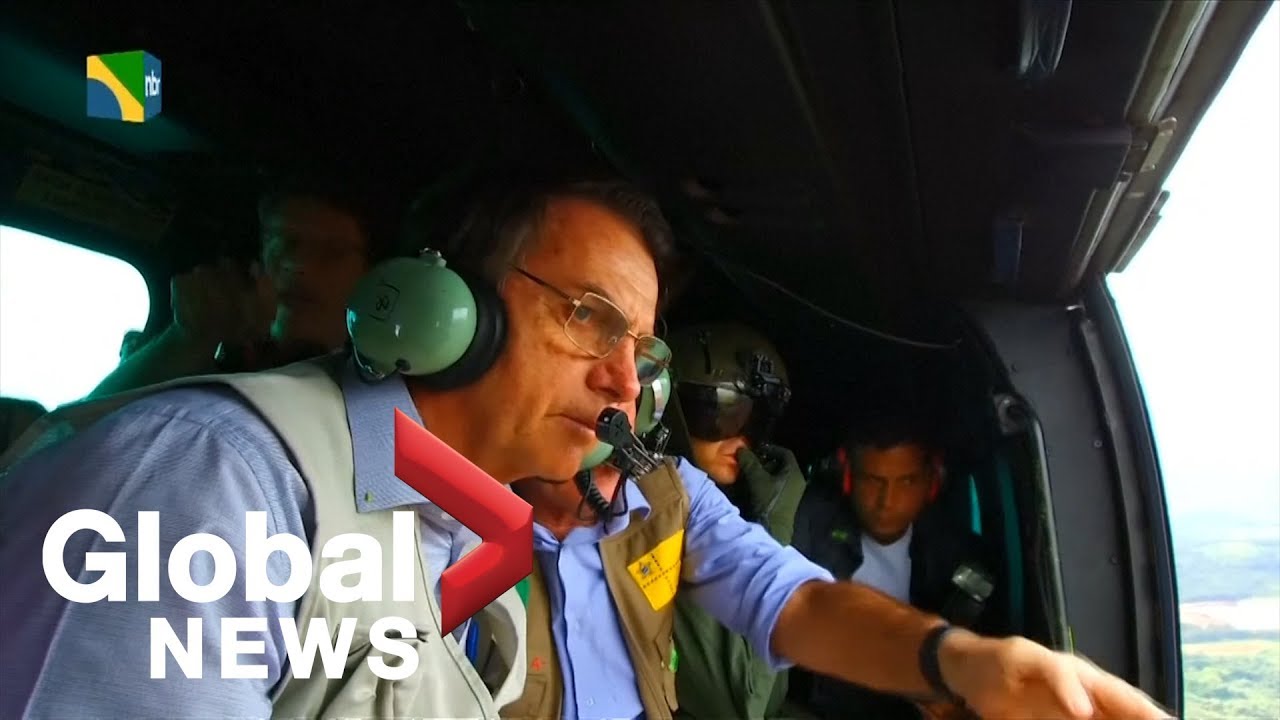 Brazil's Bolsonaro sees first hand the devastation following dam burst