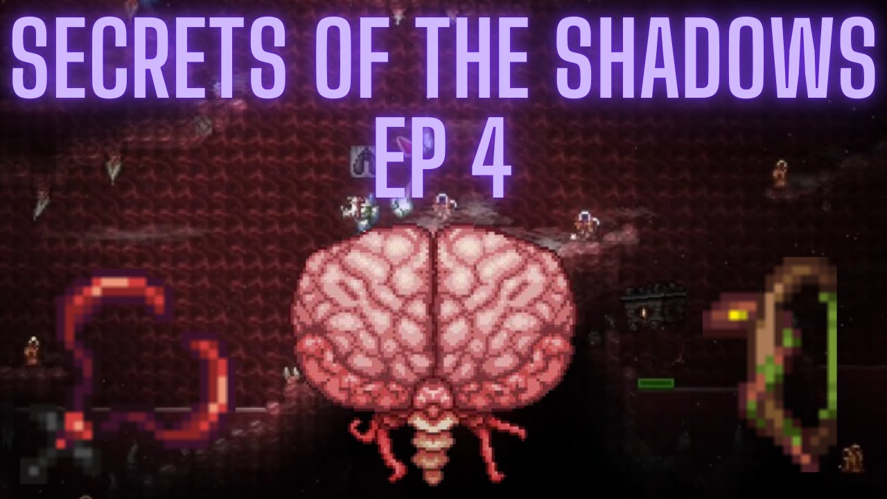 Fighting the Brain and Gearing Up in Terraria Secrets of The Shadows