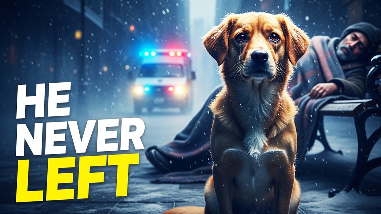Dog Refuses to Leave Homeless Owner | A Loyalty Story That Broke the Internet