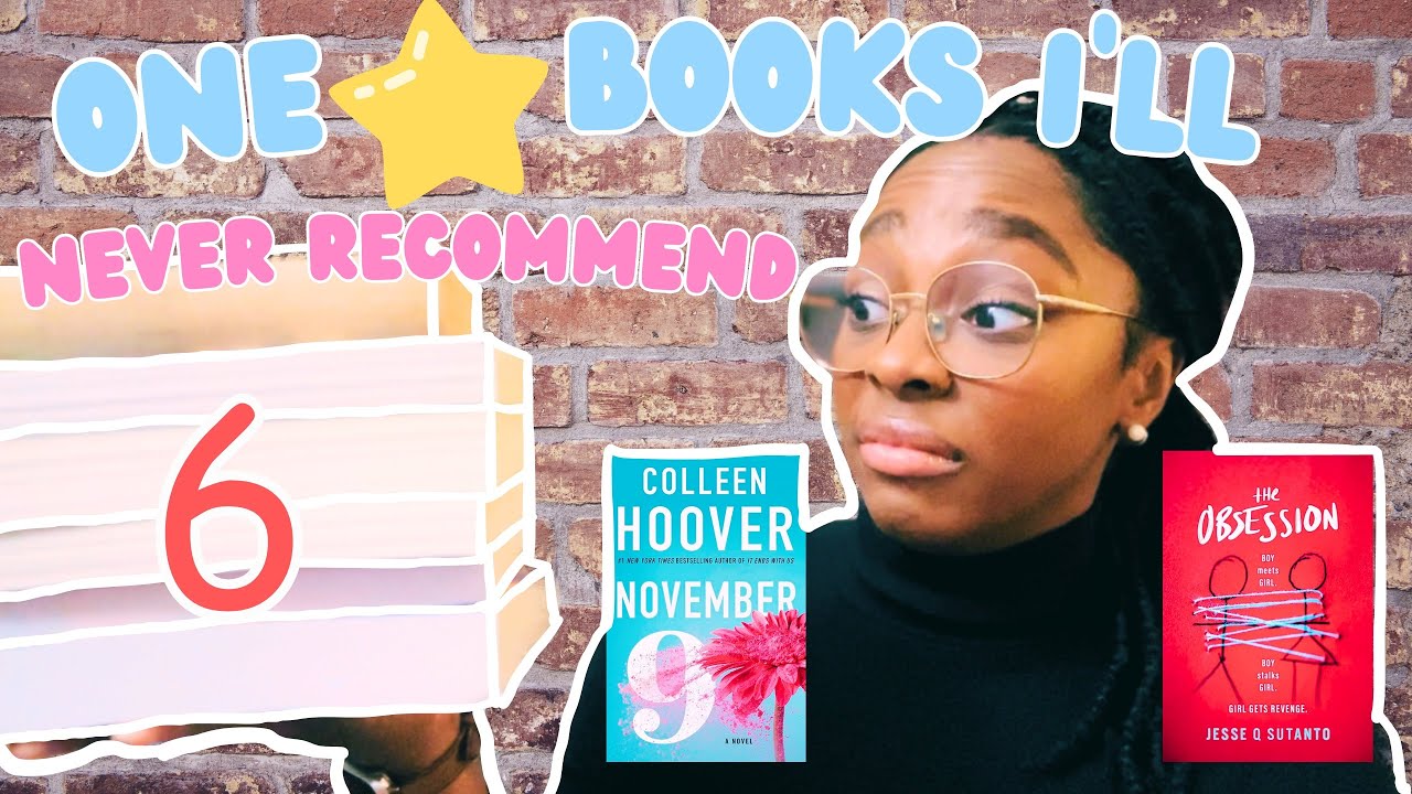 6 ONE ⭐️ Books I’ll NEVER Recommend | You’ve been warned 📖 #booktube #reading #booktok #books
