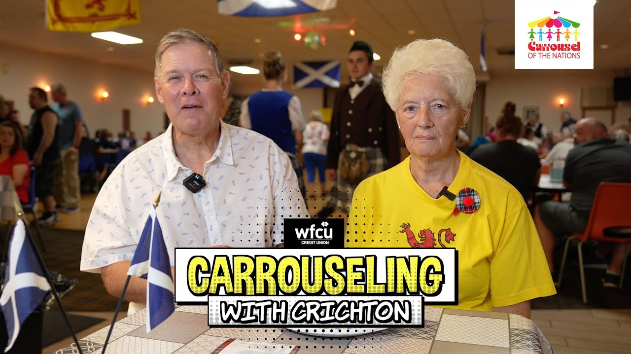 Carrouseling with Crichton at the Scottish Village. Presented by WFCU Credit Union.