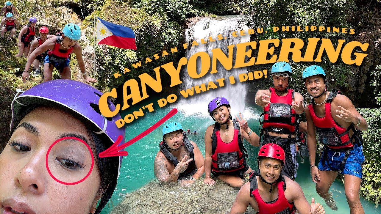 Каньонинг в Себу! 🇵🇭 Знаменитый водопад Кавасан