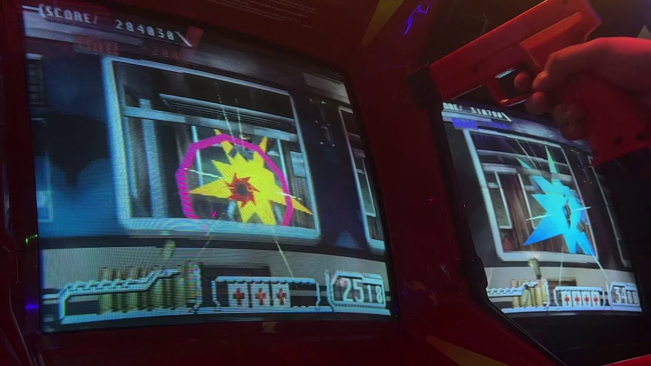 Time Crisis 2 [Arcade] - Co-op Speedrun - 13:48.80