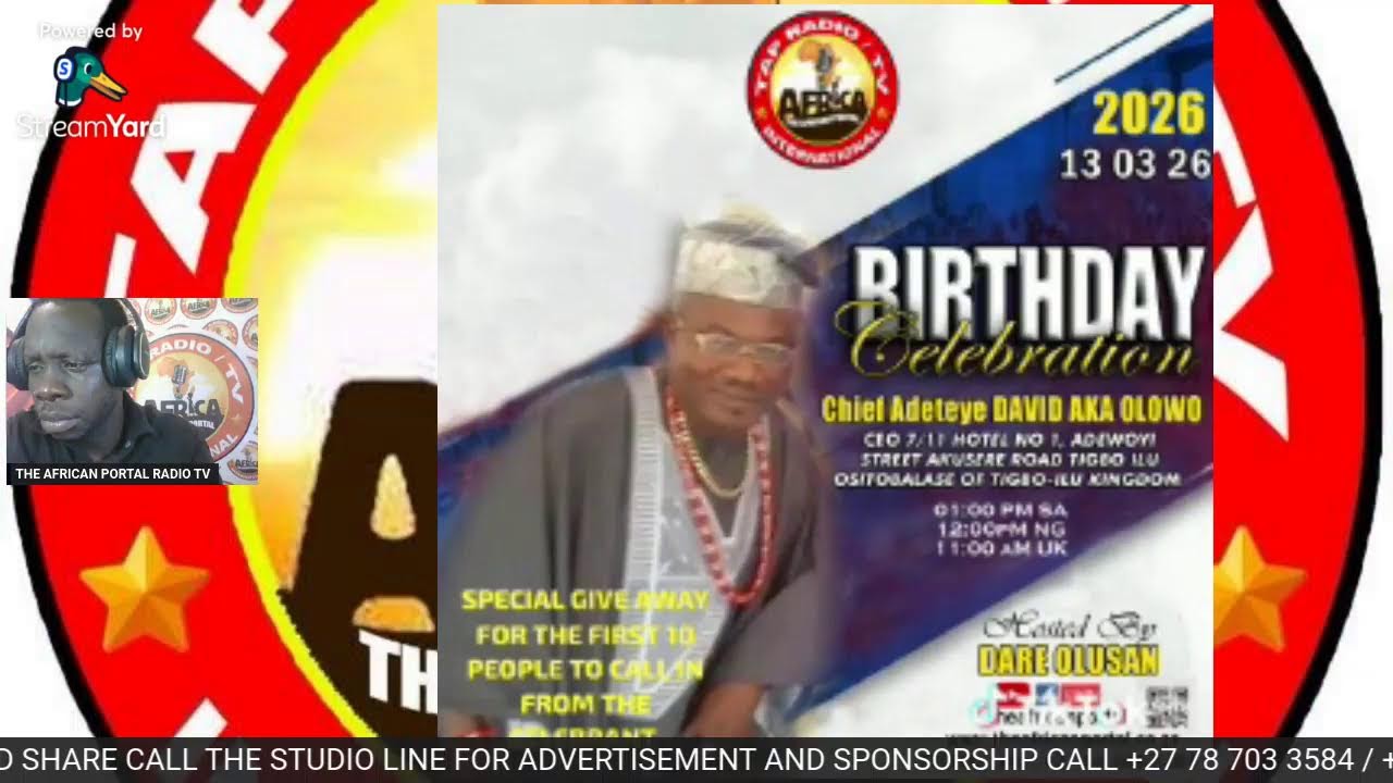 WEEKEND EXRAL ON THE AFRICAN PORTAL RADIO TV AND MARCH BIRTHDAY CELEBRATION