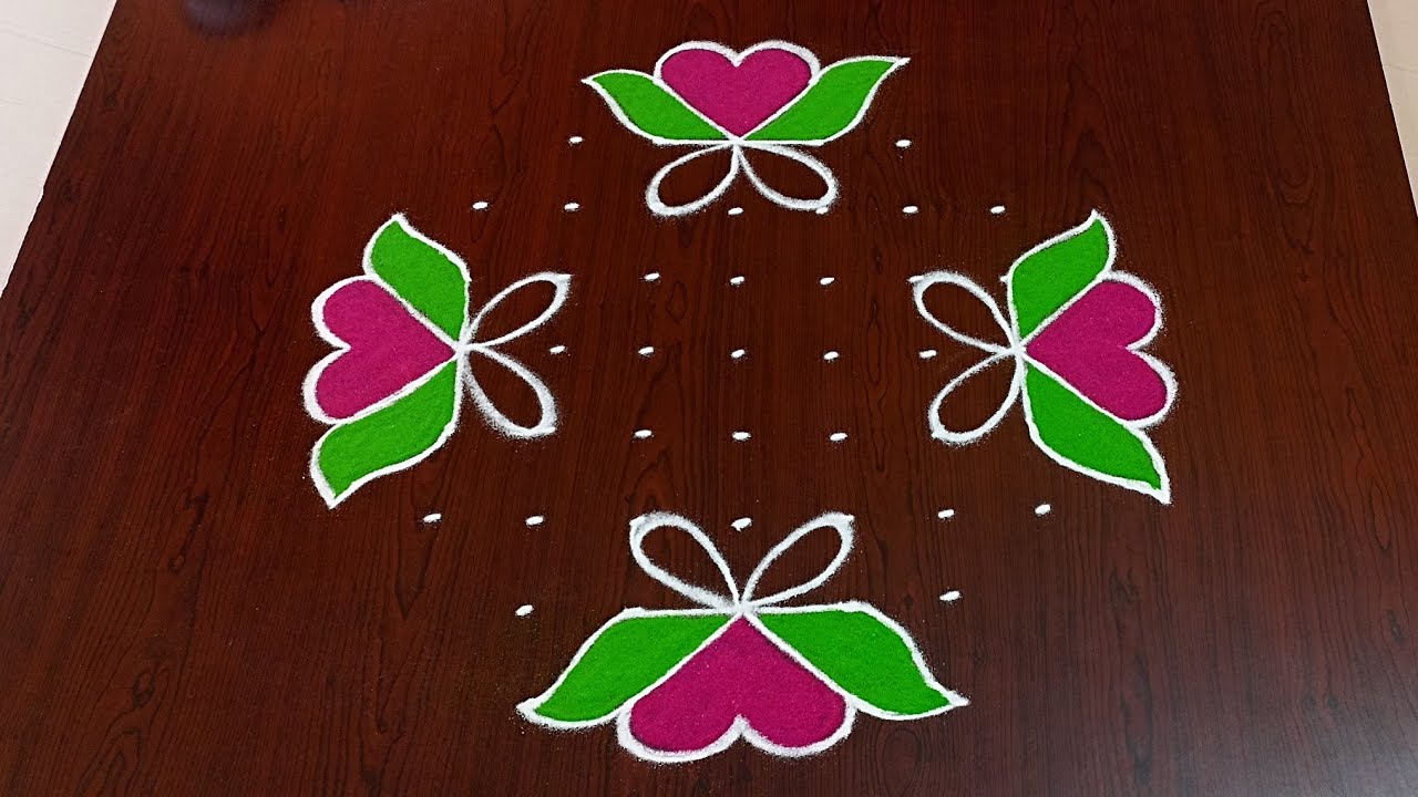 9×3dots beautiful sankranti chukkala muggulu🌷|easy sankranti rangoli|Pongal kolams#Rang Kaa Rangoli