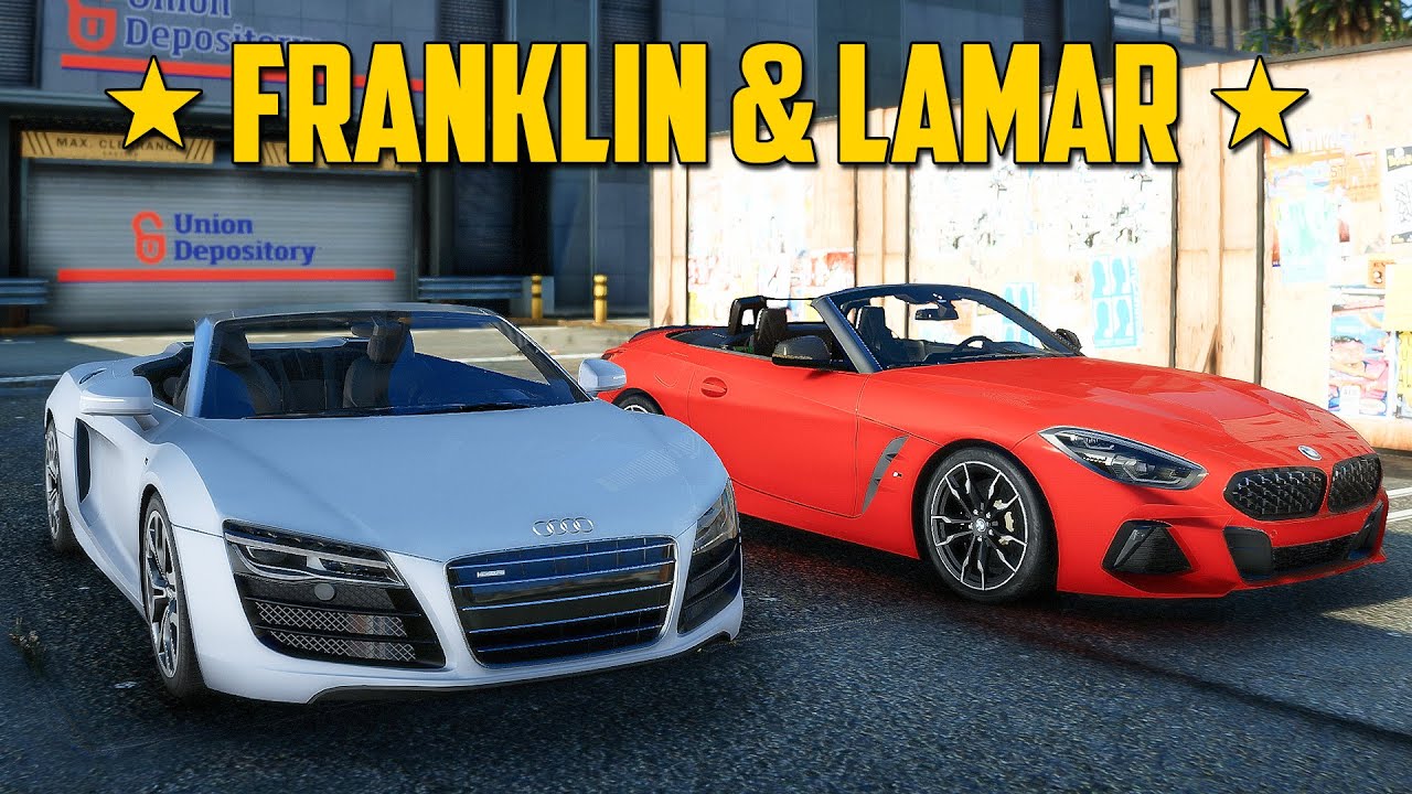 Прохождение GTA 5 ⭐ Реальные Моды — Часть 2: Франклин и Ламар