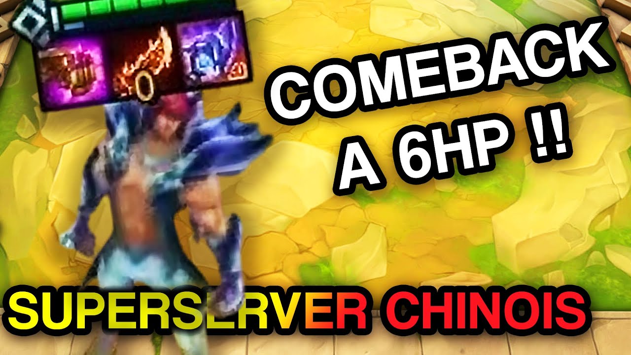 Je COMEBACK une game IMPOSSIBLE en SUPERSERVER CHINOIS