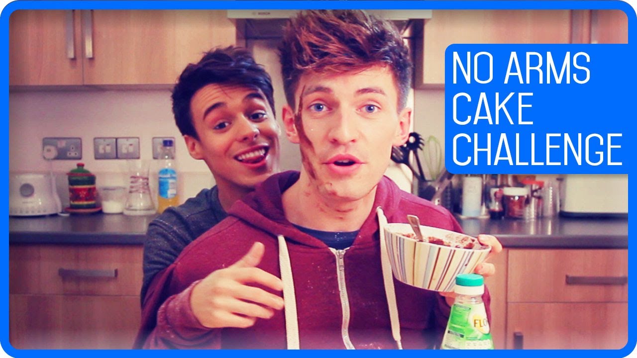 NO ARMS CAKE CHALLENGE!