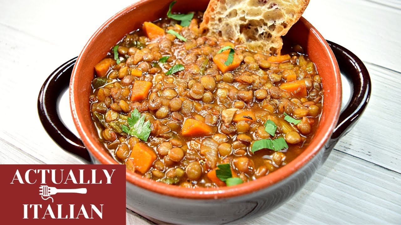 The Ultimate Italian LENTIL SOUP Recipe