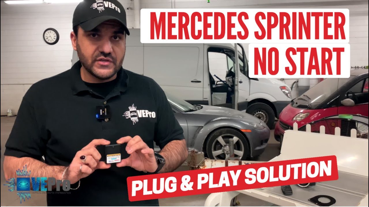 MERCEDES SPRINTER 2012 | НЕ ЗАВОДИТСЯ | ЭЛЕКТРОННАЯ БЛОКИРОВКА РУЛЯ | ЭМУЛЯТОР ОБХОДА | ДИАГНОСТИКА