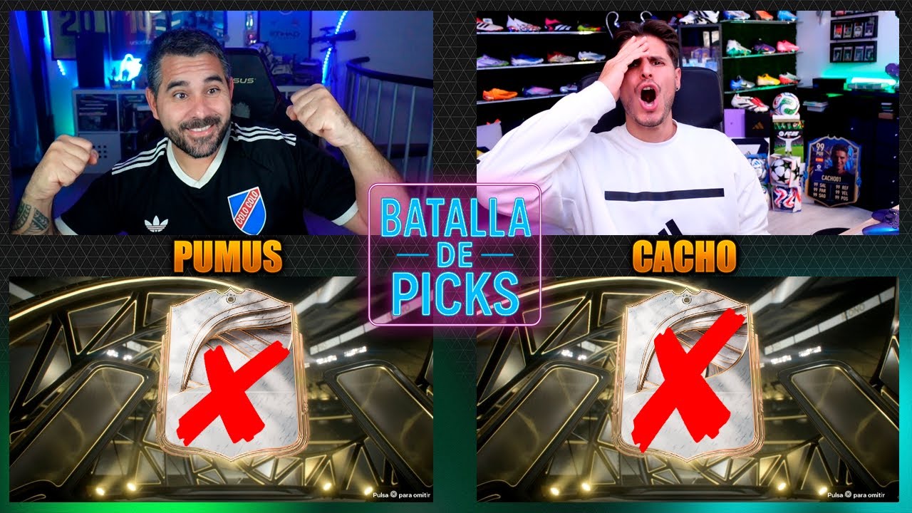 BATALLA DE PLAYER PICKS DESCARTANDO ICONO SIN L&Iacute;MITE DE MEDIA VS CACHO !!!