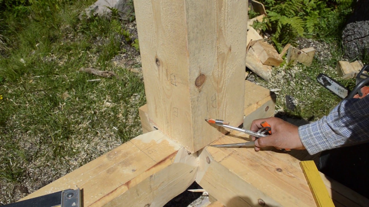 🔴Line-scribing - post and beam variant (Stavlaft)