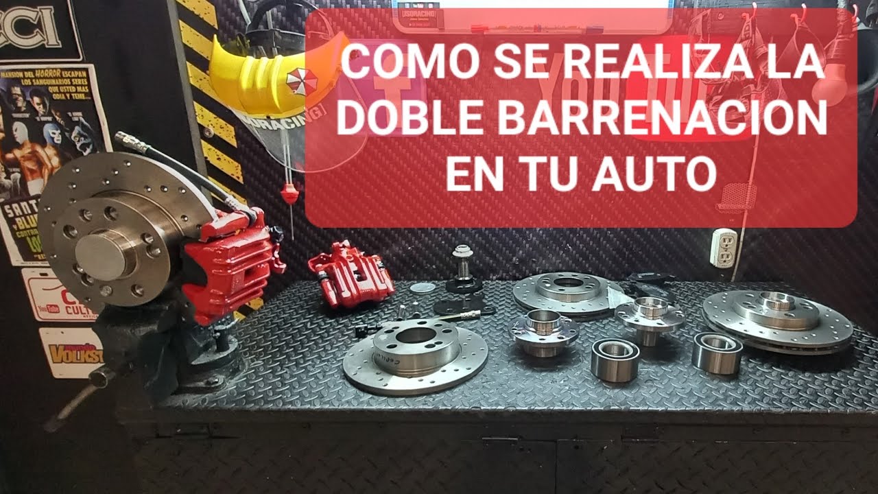FRENOS VW con  DOBLE BARRENACION