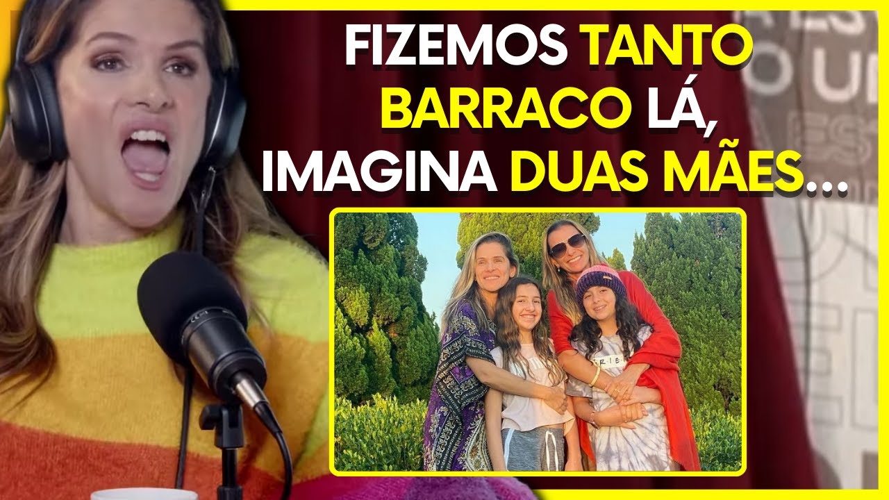 A VIAGEM MALUCA NA EUROPA DE INGRID GUIMARÃES E MONICA MARTELLI E SUAS FILHAS 🤣 |PodcatsDelas Cortes