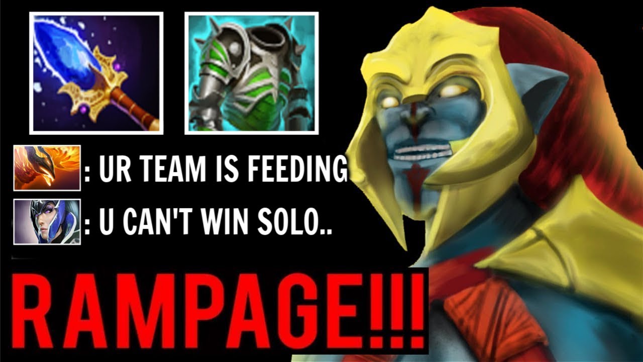 HUSKAR MID IS BACK Insane Burn Damage RAMPAGE vs Luna Epic Late Game Battle WTF Dota 2