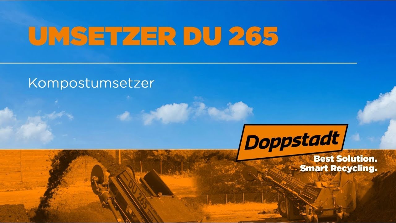 Doppstadt DU 265 - Kompostumsetzer - Deutsch
