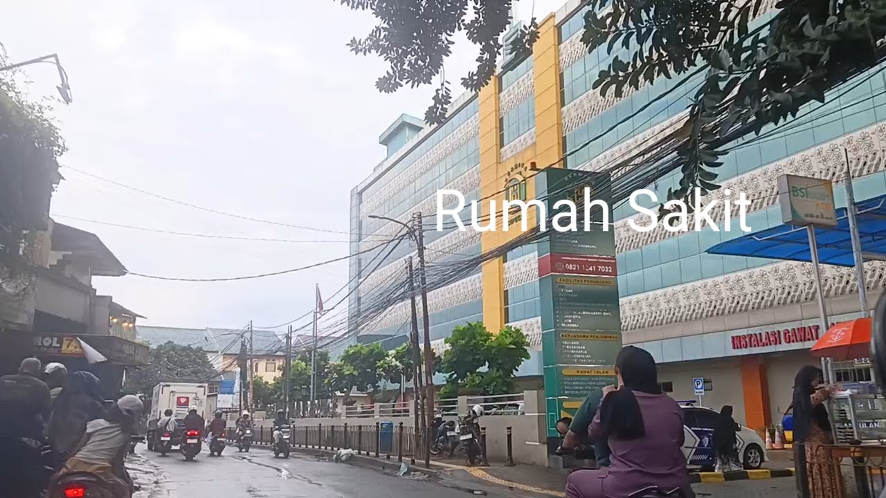 Pagi hari kerumah sakit 