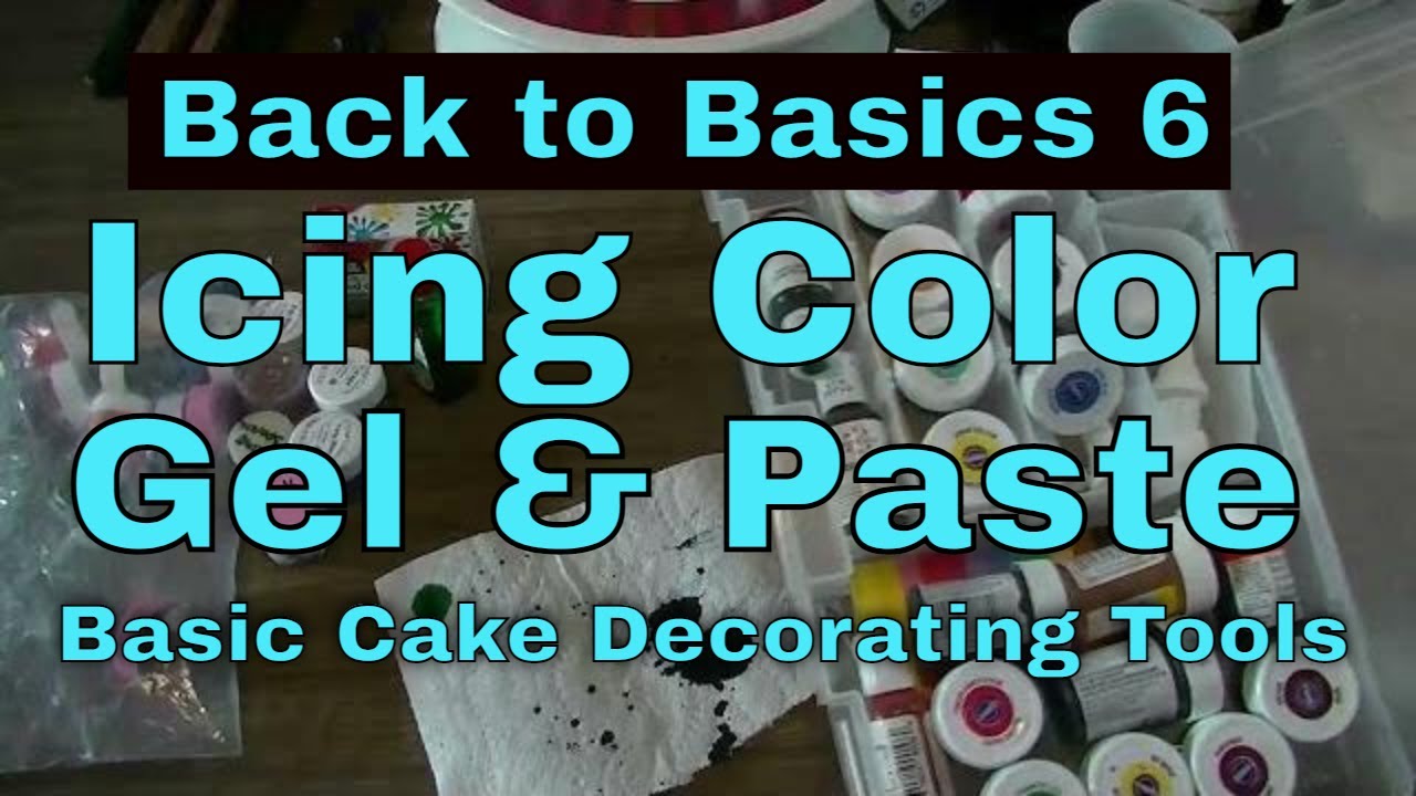 Color for Cake Icing Frosting - Basic Cake Decorating Tools  🍰  Home Baking - Back to Basics 6