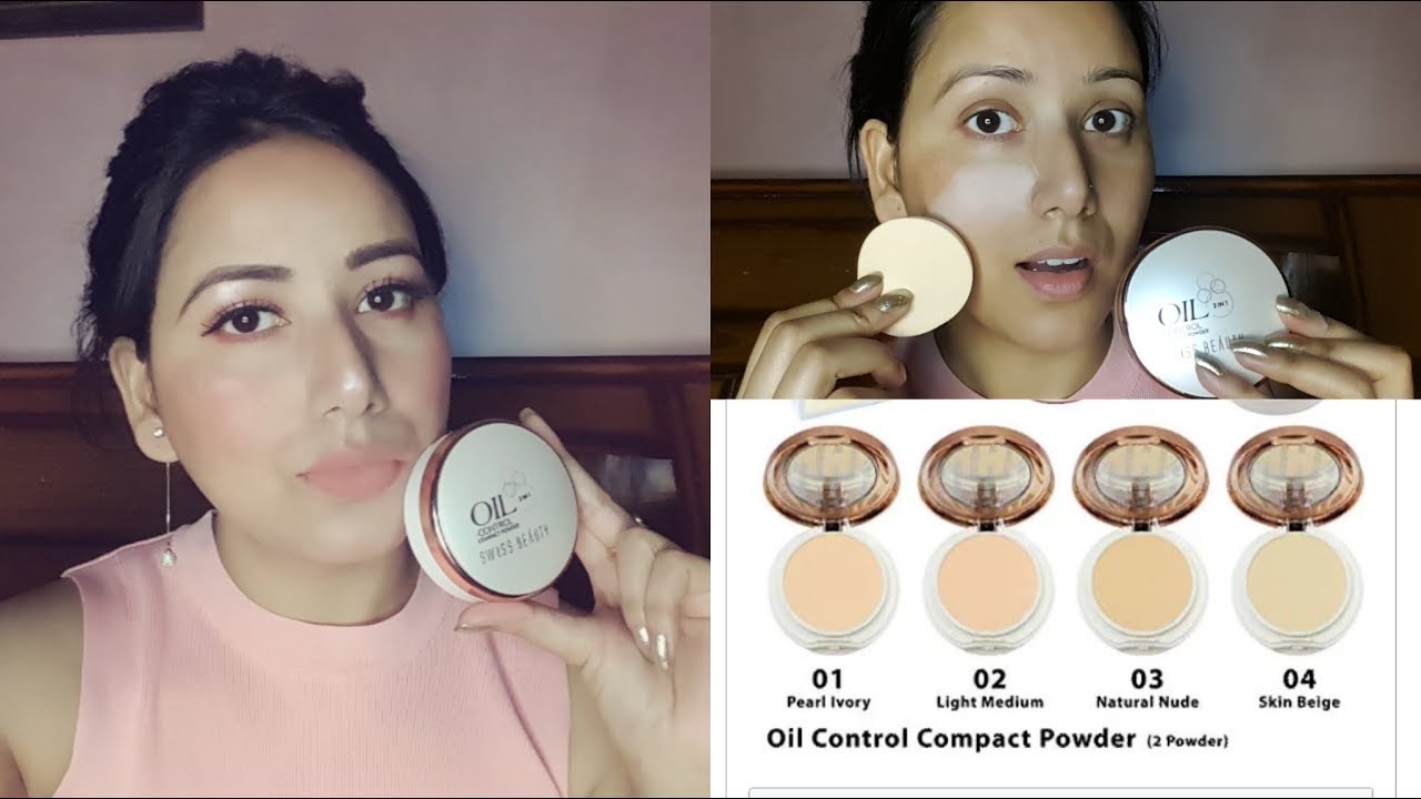 Swiss beauty oil control 2 in 1compact powder