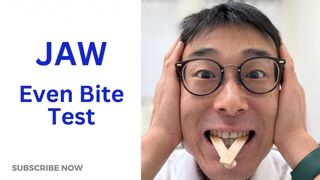 Do You Chew Evenly? Simple Jaw Muscle Test with Paddle Pops!