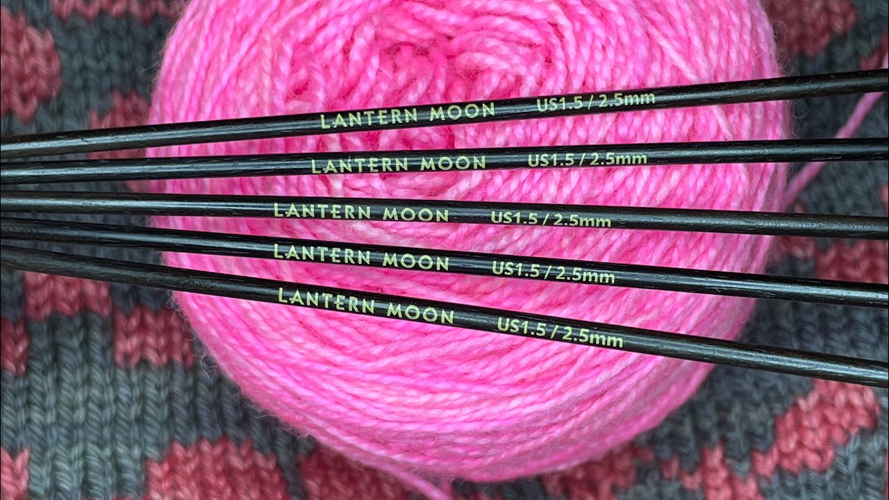 Lantern Moon 🌙 Ebony Wooden Knitting Needles 🤩
