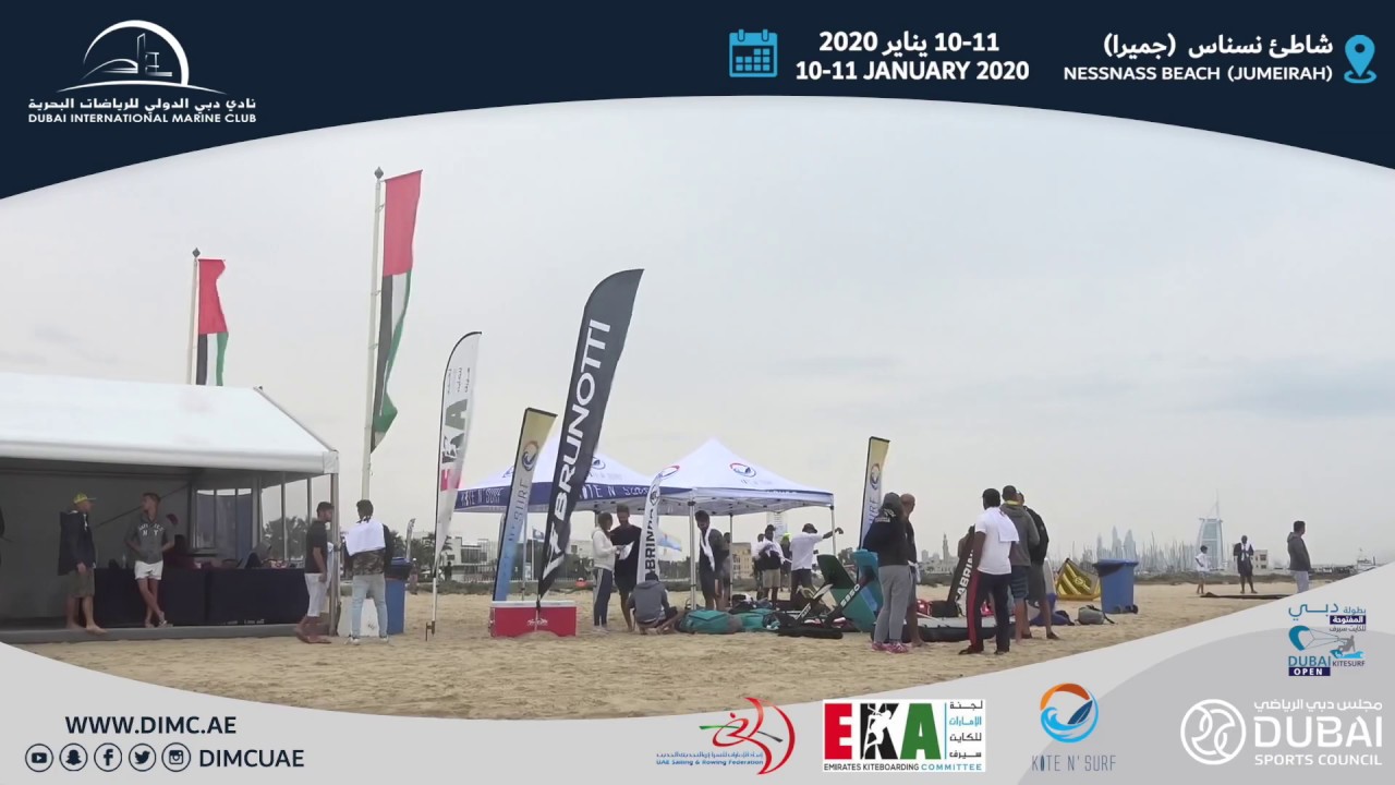 10.01.2020 #Day1 : Dubai Kitesurf Open- Heat 1