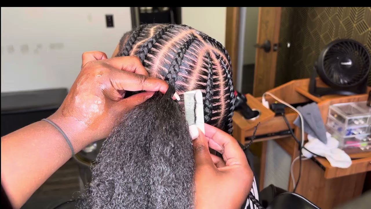 STITCH BRAID TUTORIAL | STEP BY STEP | MEN’S BRAIDS