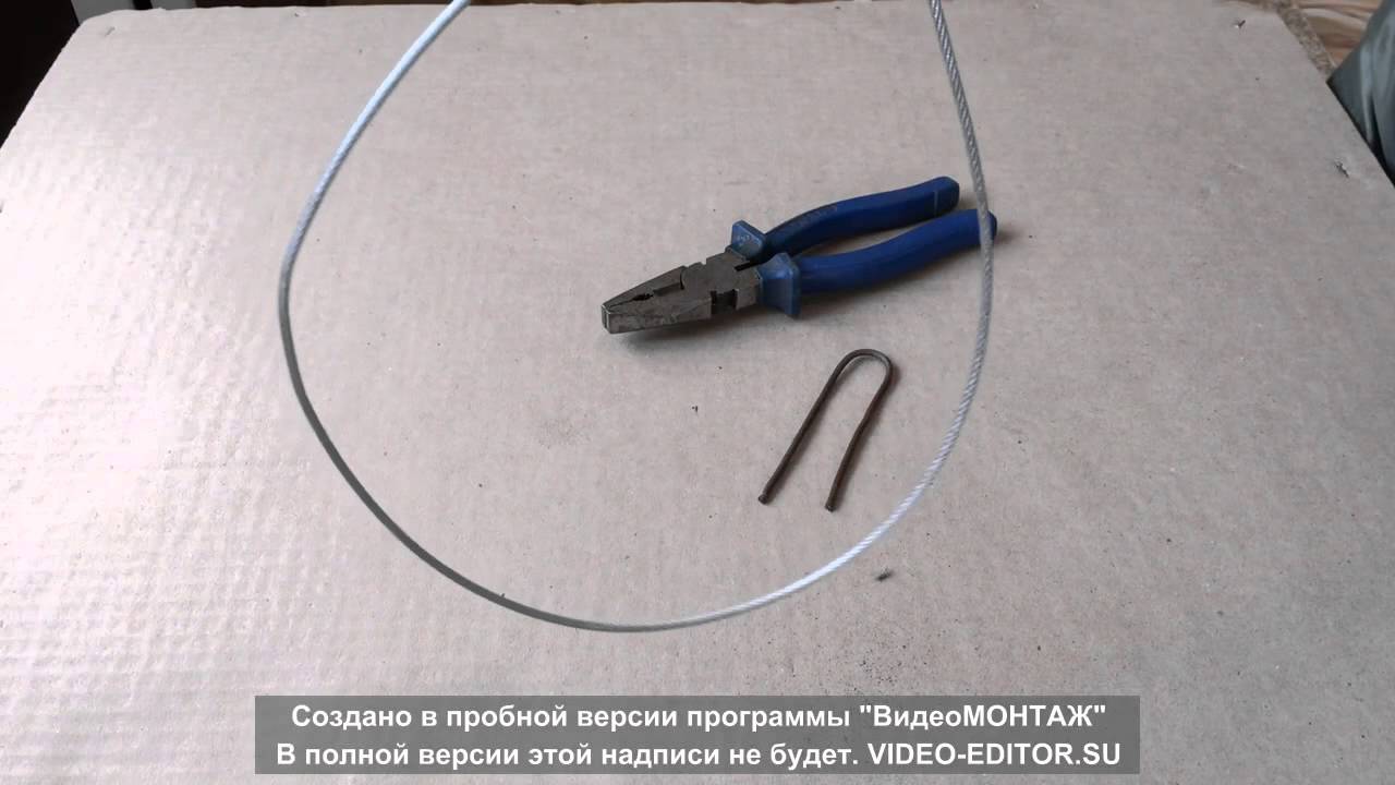 Как правильно ставить петли на Барсука!