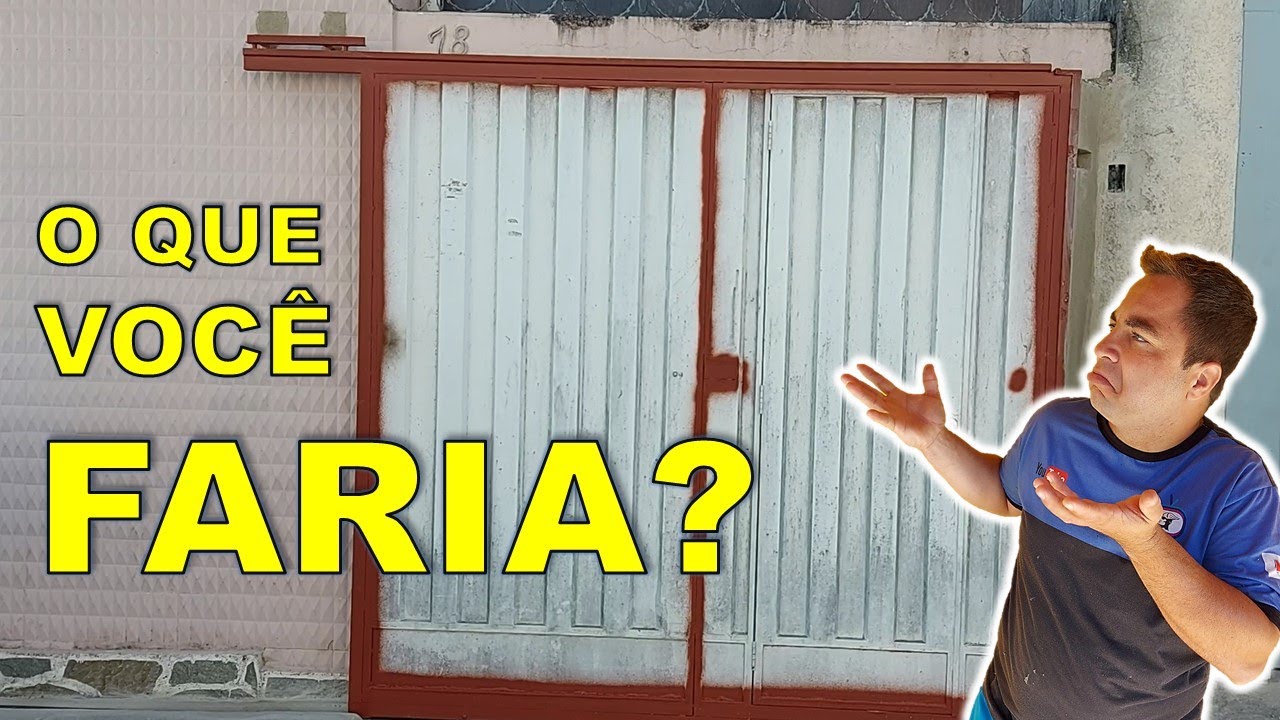 TRANSFORMANDO PORTÃO DE 2 FOLHAS EM PORTÃO DESLIZANTE ( DE CORRER)