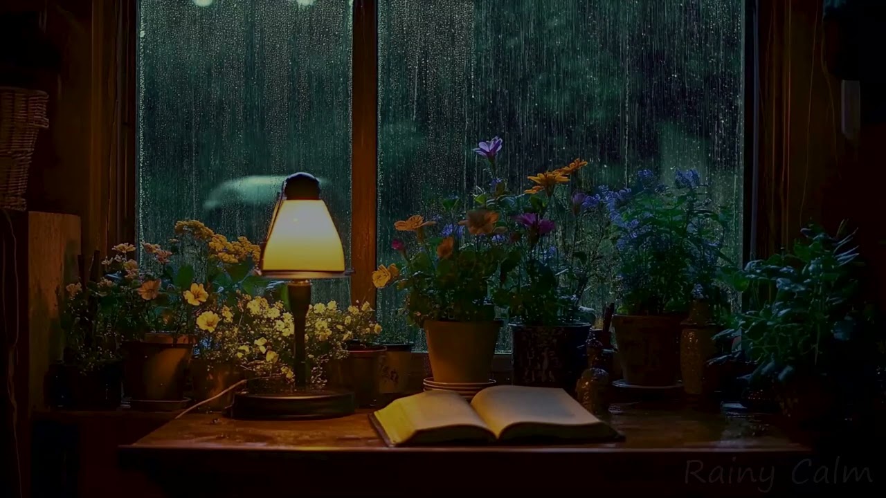 Rainy Afternoon in a Minimalist Apartment | Clean Rain Ambience for Deep Work, Calm Focus, and Sleep