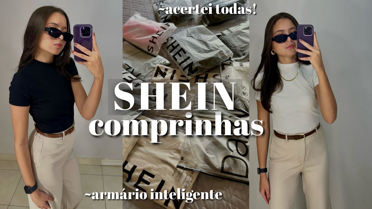 comprinhas SHEIN: montando guarda-roupa inteligente do zero | peças básicas, elegantes e baratas.
