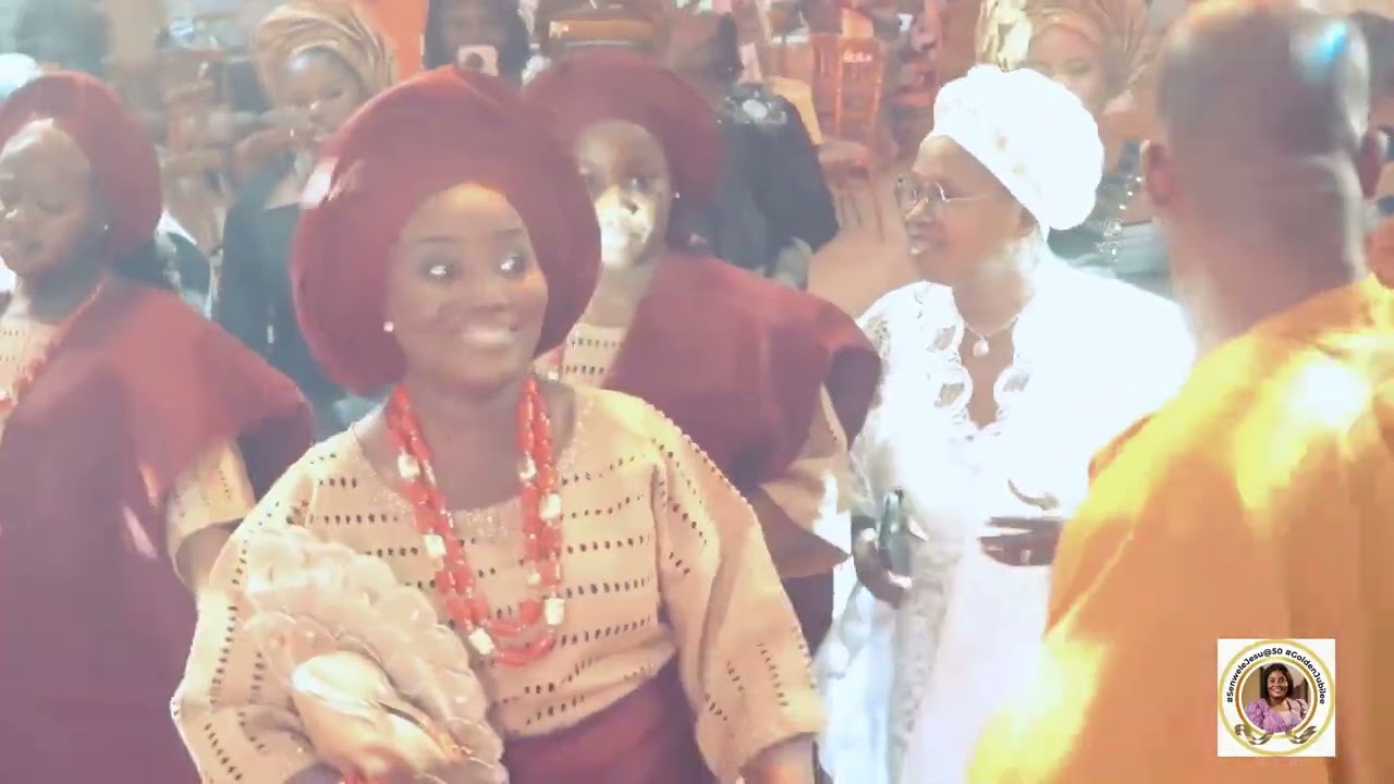 GRAND ENTRY OF SENWELE JESU WITH FAMILY AND FRIENDS AT HER GOLDÈN JUBILLEE CELEBRATION