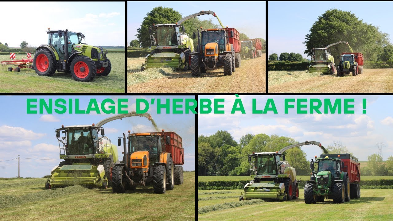 Ensilage d'herbe à la ferme 2025 [SARL LECLERCQ]