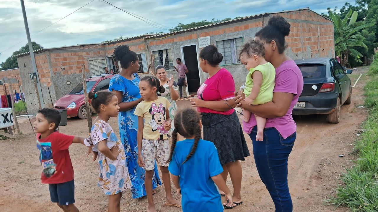 Dia felizes com meus netos 