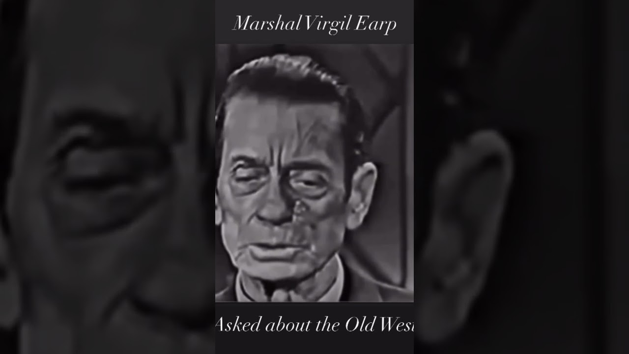 Virgil Earp asked about the Old West, Nephew of Wyatt Earp #lorinmorganrichards #oldwest #wyattearp