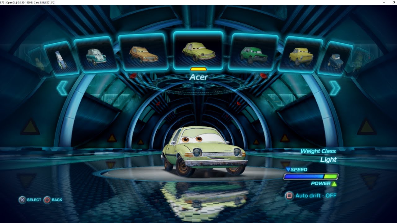 Cars 2 The video game Oil rig run and Pipeline sprint (Acer)