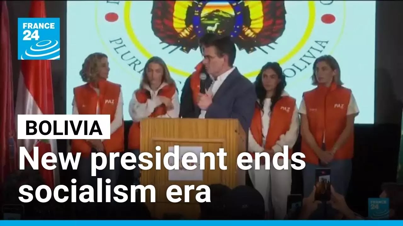Bolivia elects center-right president, ending two decades of socialism &bull; FRANCE 24 English
