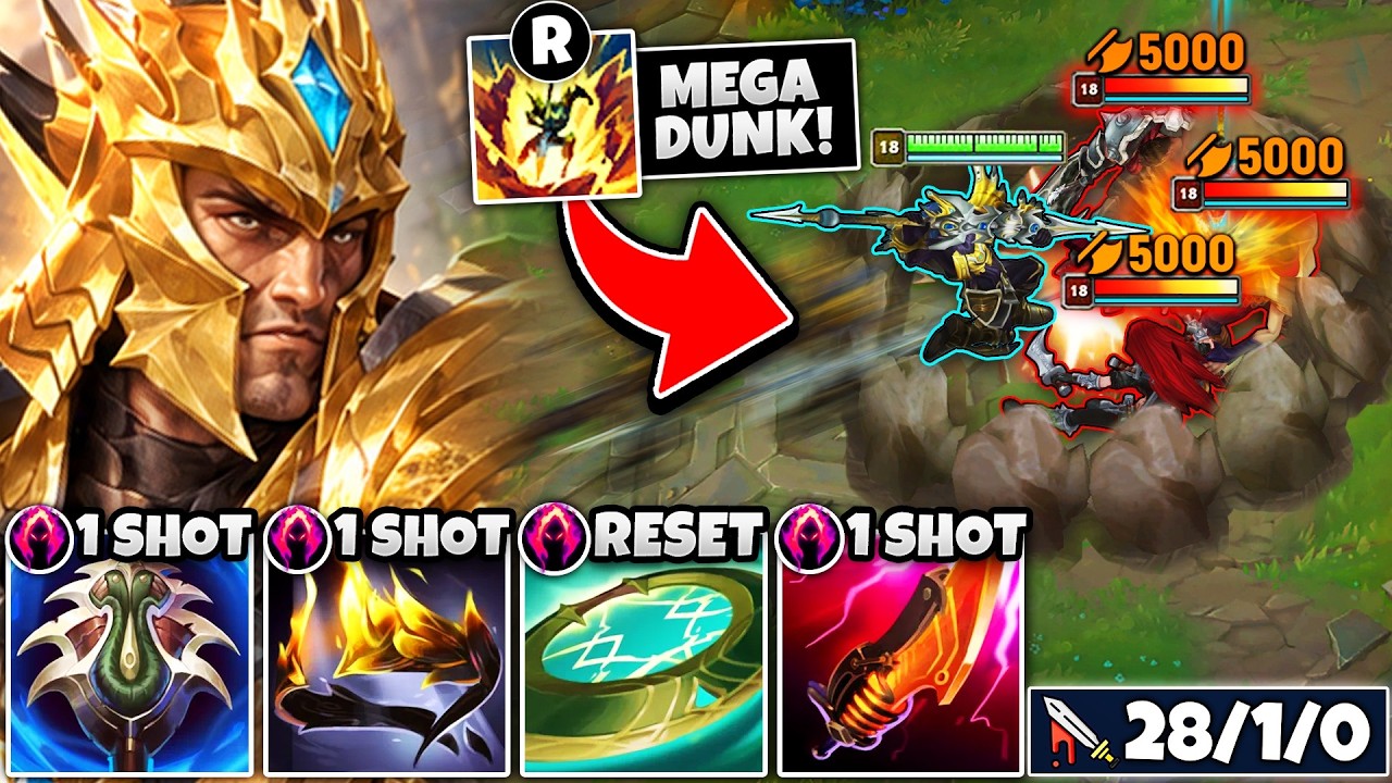 This lethality Jarvan build is my favorite build in League of Legends (ONE SHOT EVERYONE)