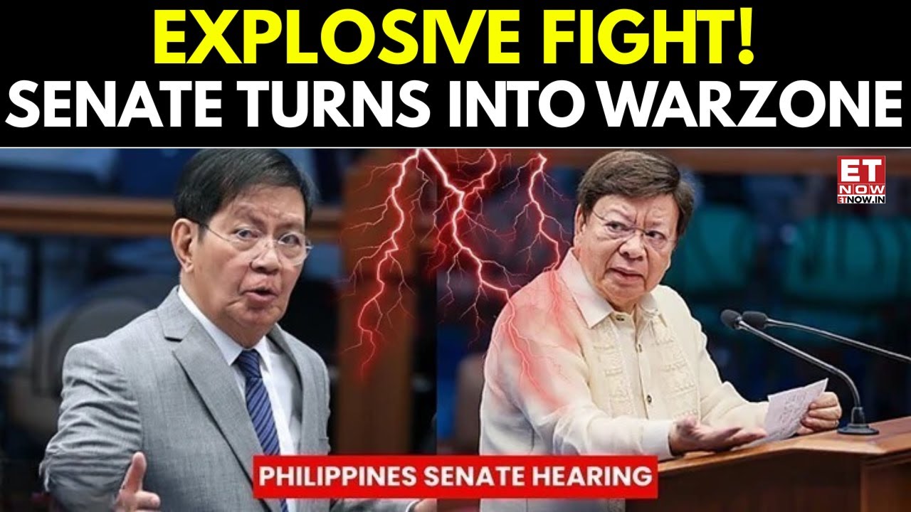 Philippines Senate Live: WAR In The SENATE! Explosive Confrontation Caught LIVE | ET Now