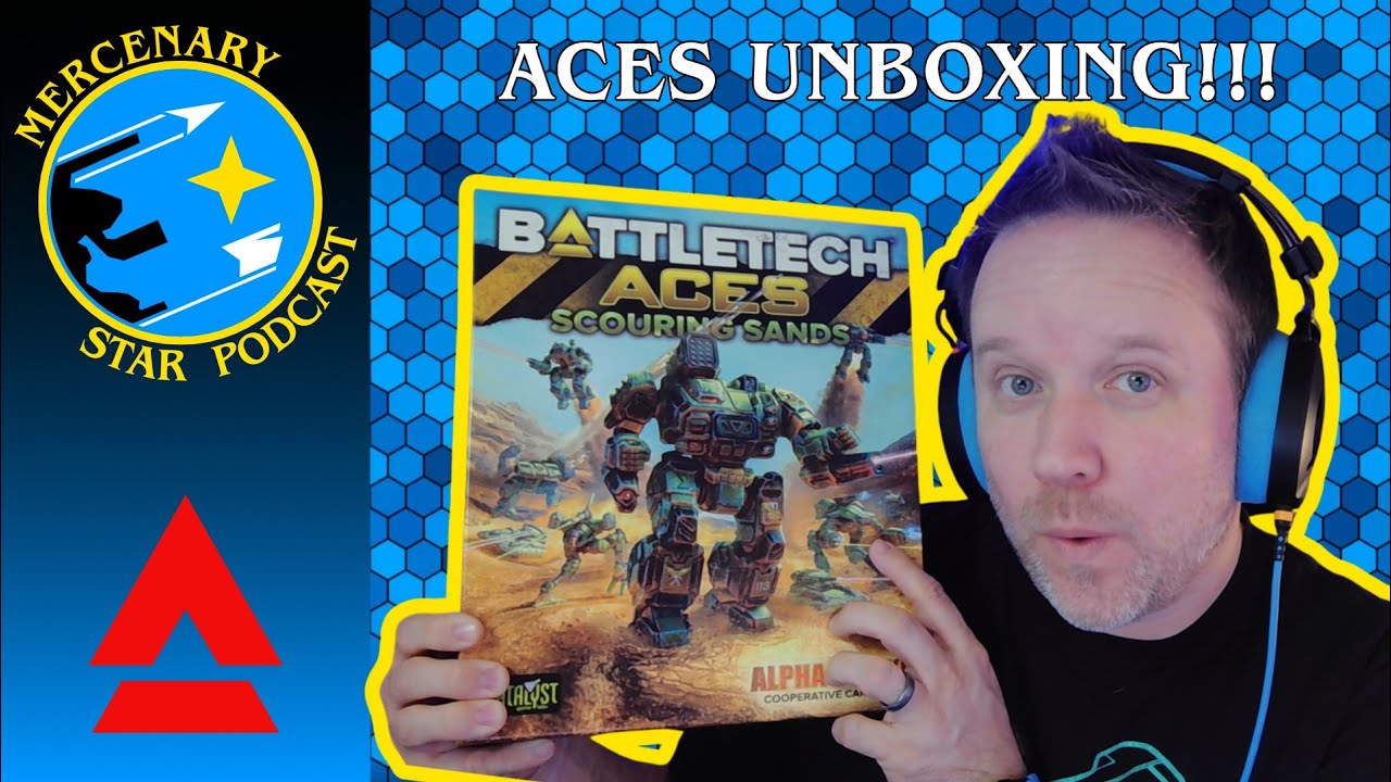 BattleTech Aces: Scouring Sands Unboxing!