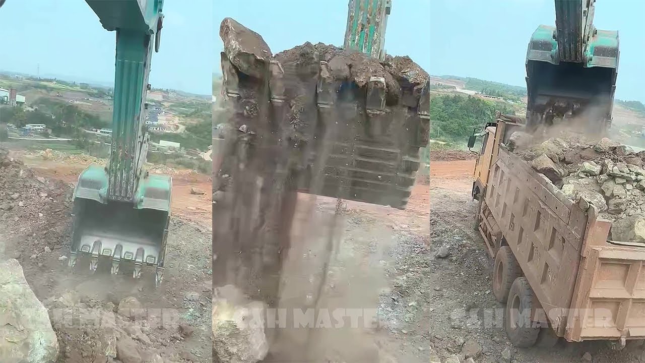The Process Of Soil Excavation And Transportation P585