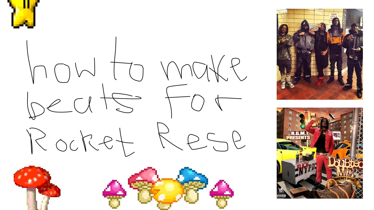 how to make beats for rocket rese easy!!!
