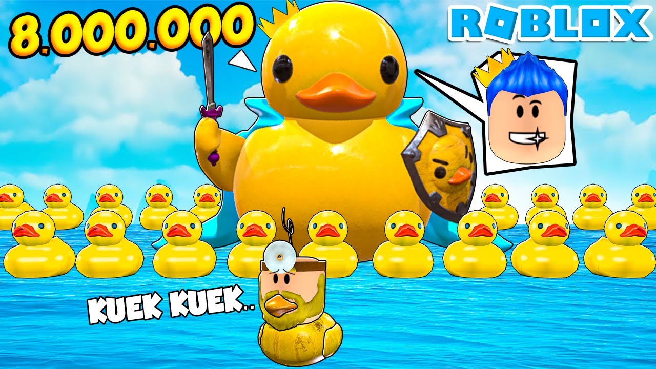 PANDU GAMING JADI RAJA BEBEK KARET DI ROBLOX!!