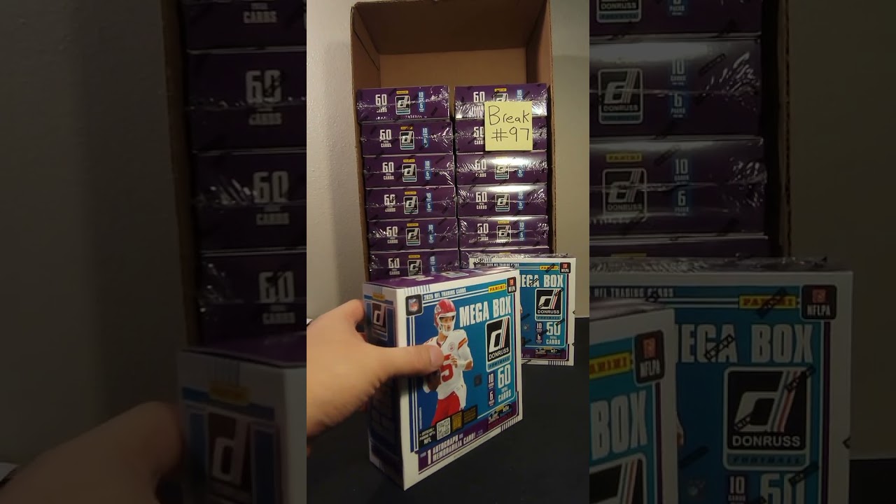 BREAK #97 - FULL CASE DONRUSS MEGA BREAK