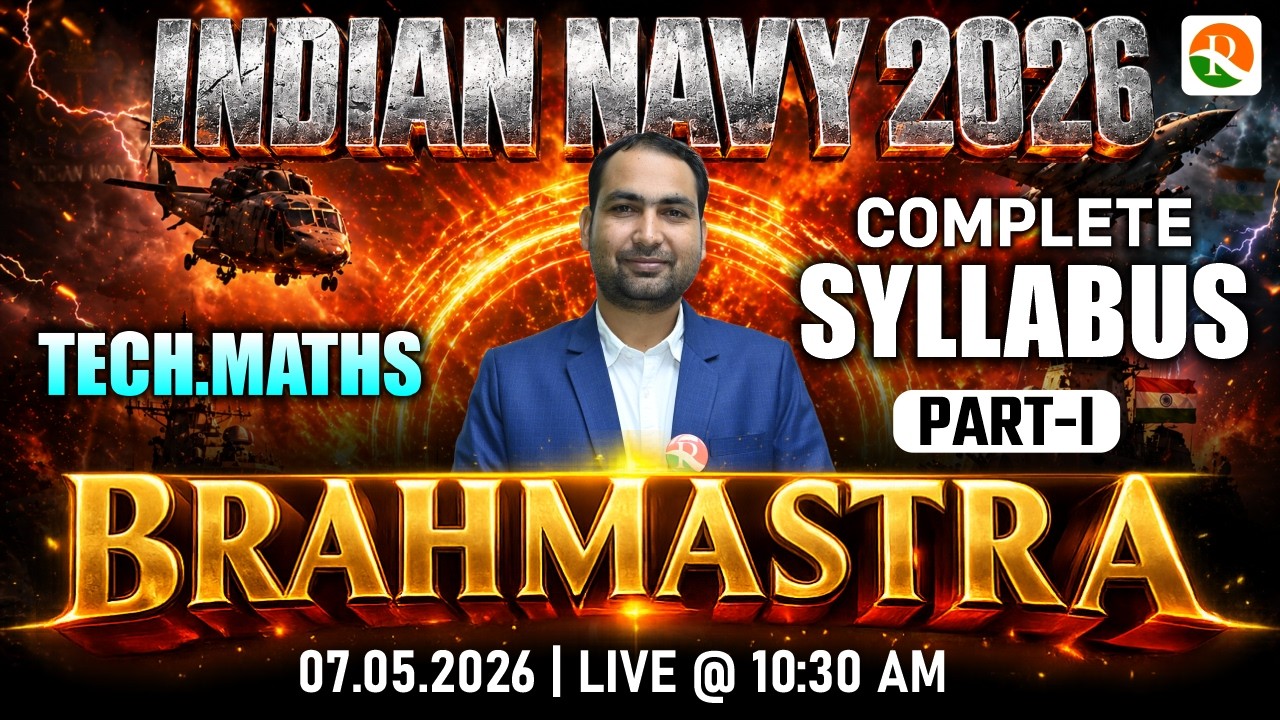 Brahmastra -01 / Navy Final Revision Plan / Navy Oneshot Revision Classes / Navy Tech Maths Classes
