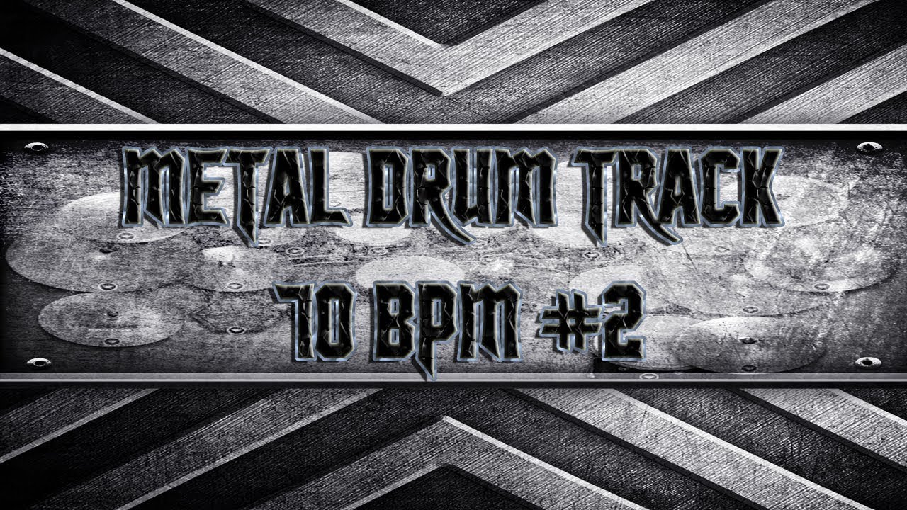 Easy Metal Drum Track 70 BPM (HQ,HD)