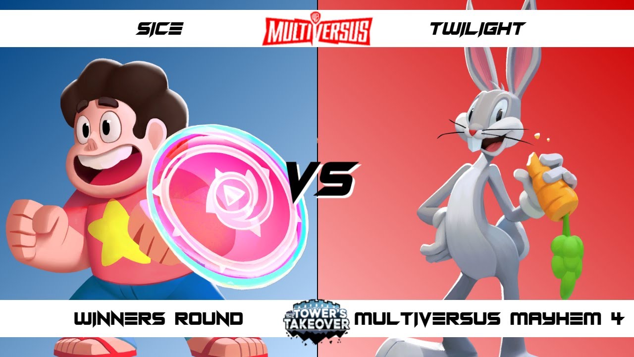 MultiVersus Mayhem 4 Winners Round Sice (Steven, Shaggy) vs Twilight (Bugs) MultiVersus Tournament