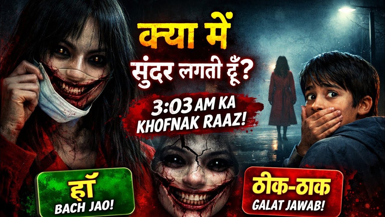 Tokyo Ki Sabse Daravni Kahani 😱 | “Kya Main Sundar Lagti Hoon?” Red Coat Horror Story